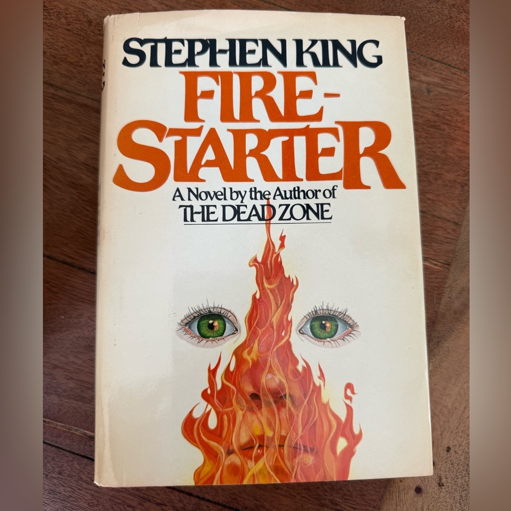 Fire-Starter By Stephen King Hardcover Book 1980 Viking Press Vintage